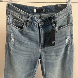 KUT FROM THE KLOTH Reese Ankle Straight Leg Jean Size 2